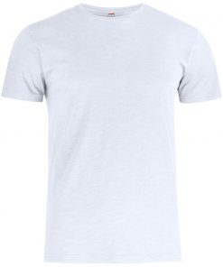 Modern T-shirt gemaakt van ringgesponnen slub katoen voor een eigentijdse en eigenzinnige uitstraling. Het T-shirt is zorgvuldig afgewerkt met necktape
