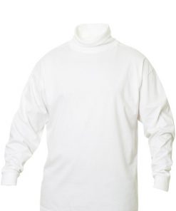 Klassieke coltrui gemaakt van single jersey voor een optimaal draagcomfort. De trui is professioneel afgewerkt met 1x1 rib in de col en onderaan de mouwen. De behandelingen met softener en enzymen zorgen ervoor dat de trui zacht en glad aanvoelt.