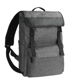 Een moderne city style backpack. De tas heeft een hoofdcompartiment dat wordt afgesloten met een trekkoord en een vak aan de buitenzijde afsluitbaar met SBS-ritssluiting. Het hoofdcompariment kan worden afgesloten met twee banden om je spullen op z'n plek te houden.  Open zijvak biedt extra opbergruimte. Licht gevoerde en verstelbare schouderbanden. Afmetingen en volume: 32x42x15cm - 20 Liter