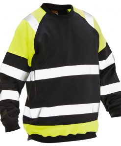 5124 Sweatshirt Hi-Vis zwart/geel 4xl