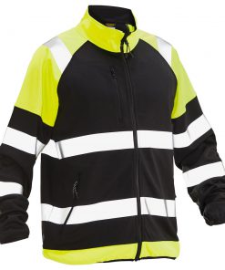 5127 Softshell light jacket Hi-Vis zwart/geel 4xl